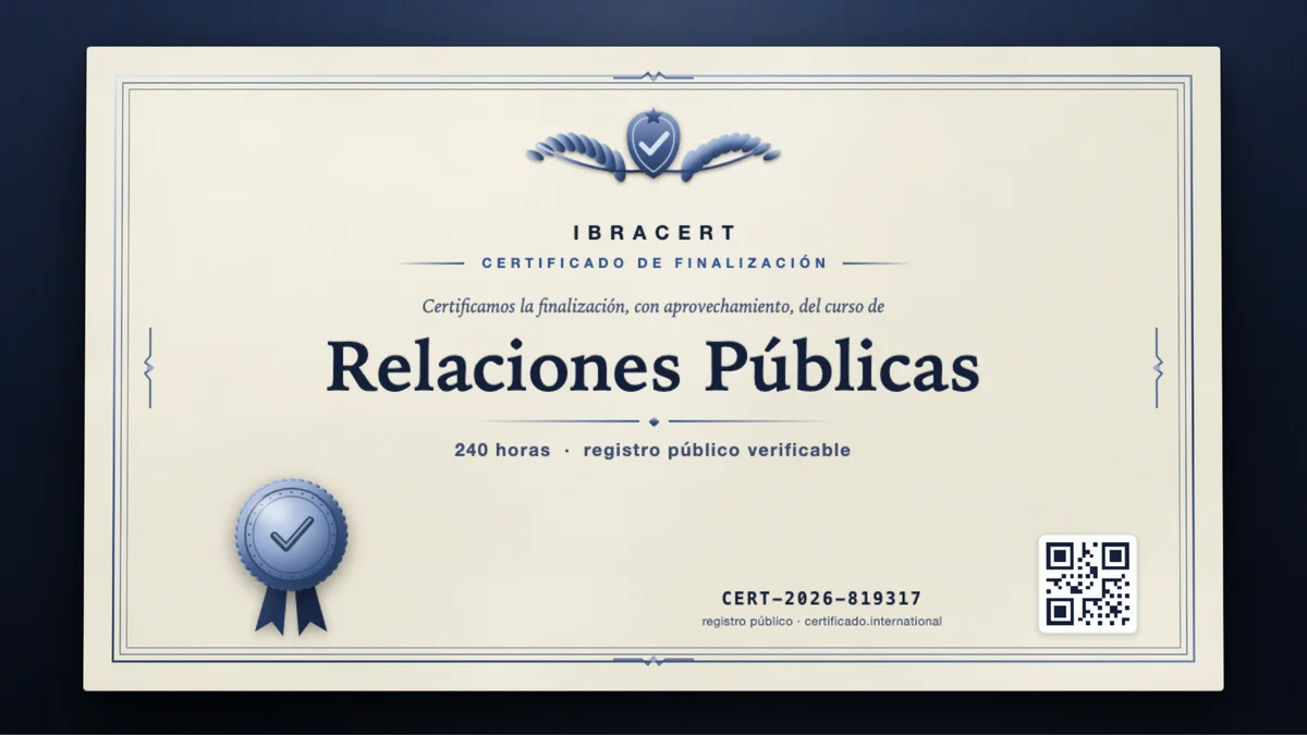 Portada del curso Relaciones Públicas