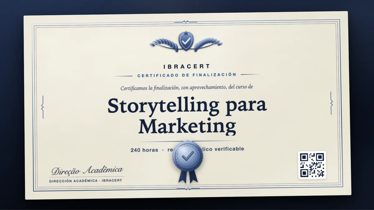 Portada del curso Storytelling para Marketing