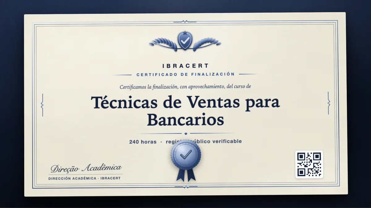 Portada del curso Técnicas de Ventas para Bancarios