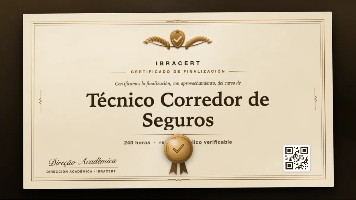 Portada del curso Técnico Corredor de Seguros