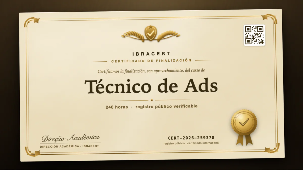 Portada del curso Técnico de Ads