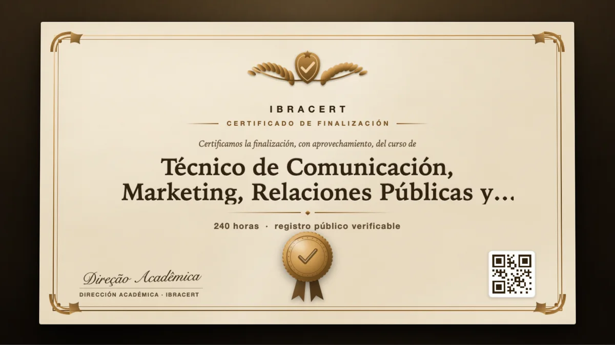 Portada del curso Técnico de Comunicación, Marketing, Relaciones Públicas y Publicidad