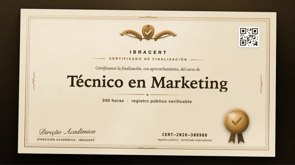 Portada del curso Técnico en Marketing