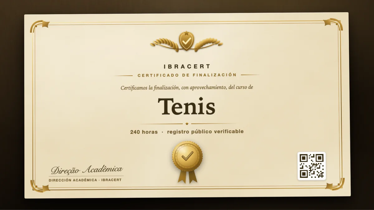 Portada del curso Tenis