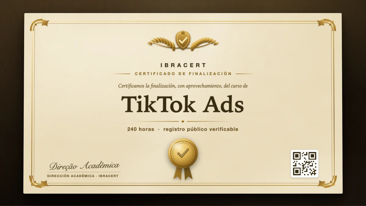 Portada del curso TikTok Ads