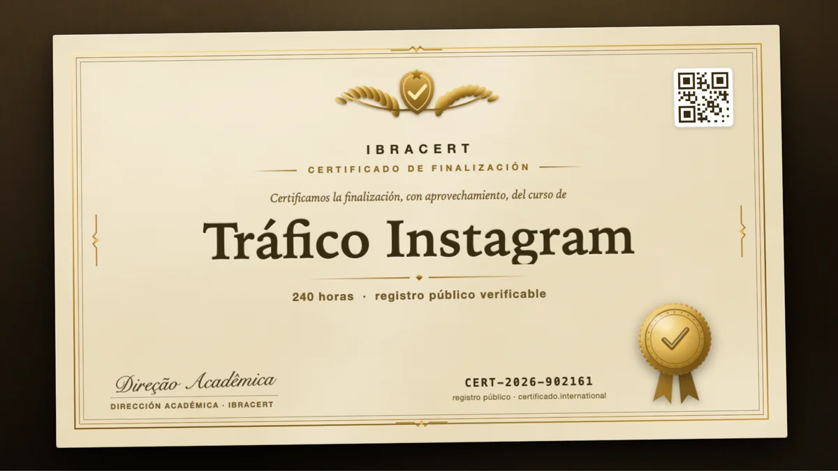 Portada del curso Tráfico Instagram