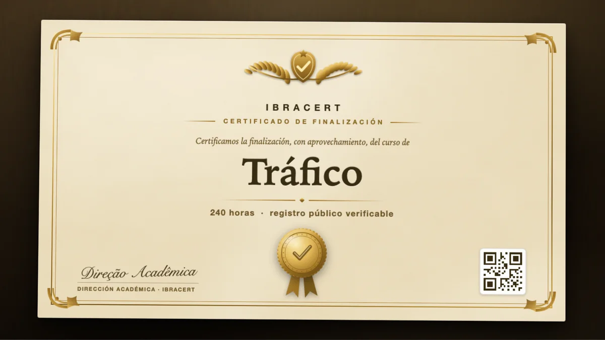 Portada del curso Tráfico