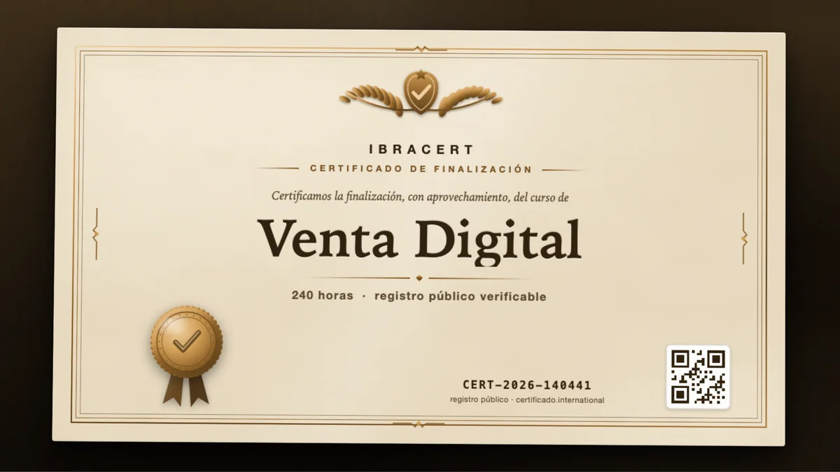 Portada del curso Venta Digital