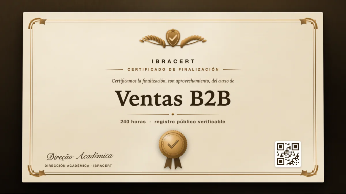 Portada del curso Ventas B2B