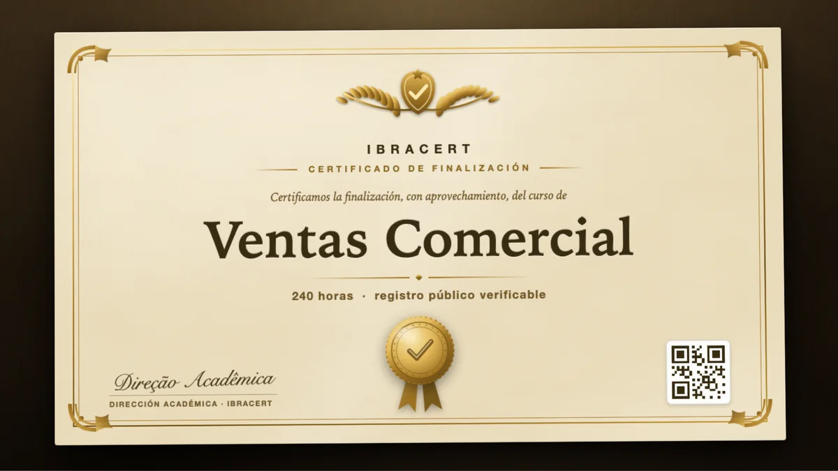 Portada del curso Ventas Comercial