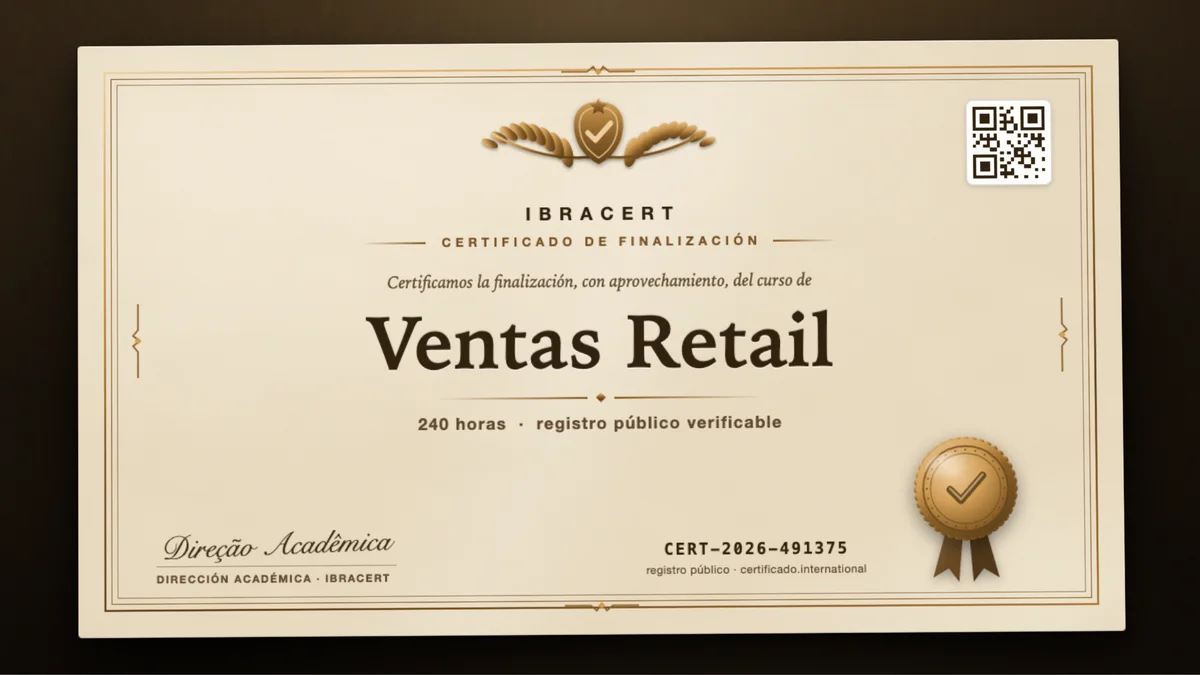 Portada del curso Ventas Retail