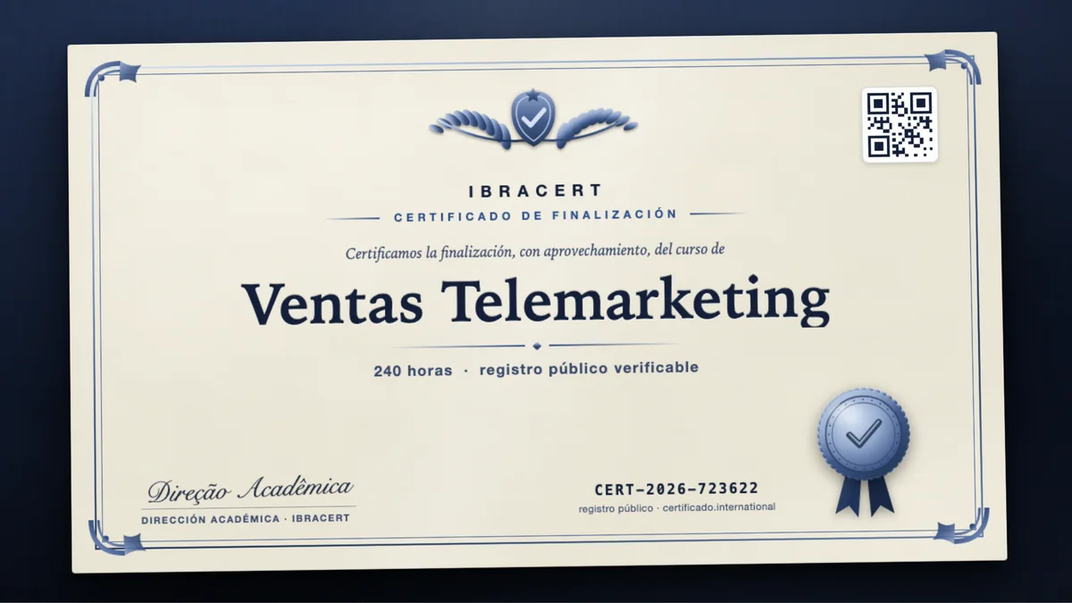 Portada del curso Ventas Telemarketing