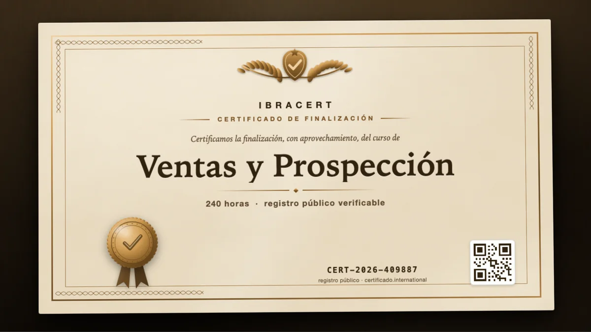 Portada del curso Ventas y Prospección