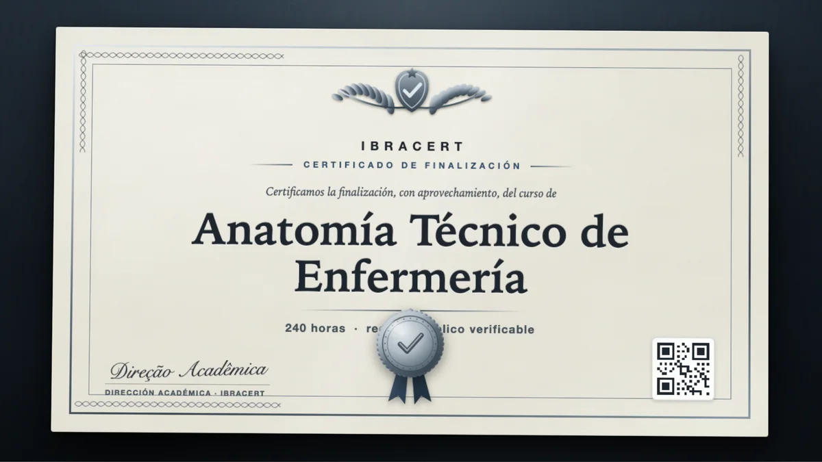 Portada del curso Anatomía Técnico de Enfermería