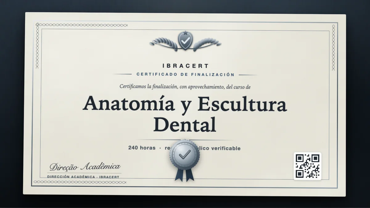 Portada del curso Anatomía y Escultura Dental