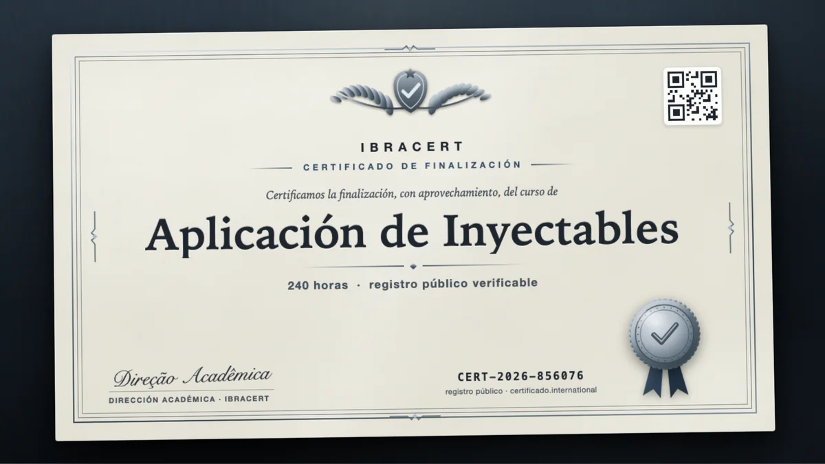 Portada del curso Aplicación de Inyectables
