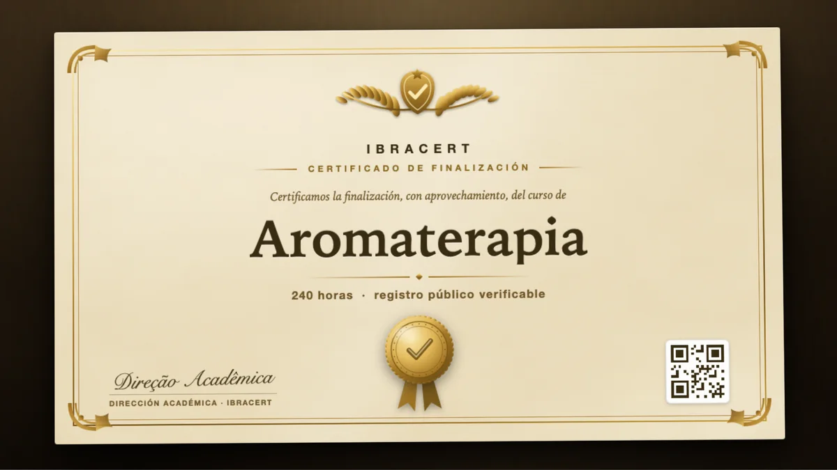 Portada del curso Aromaterapia