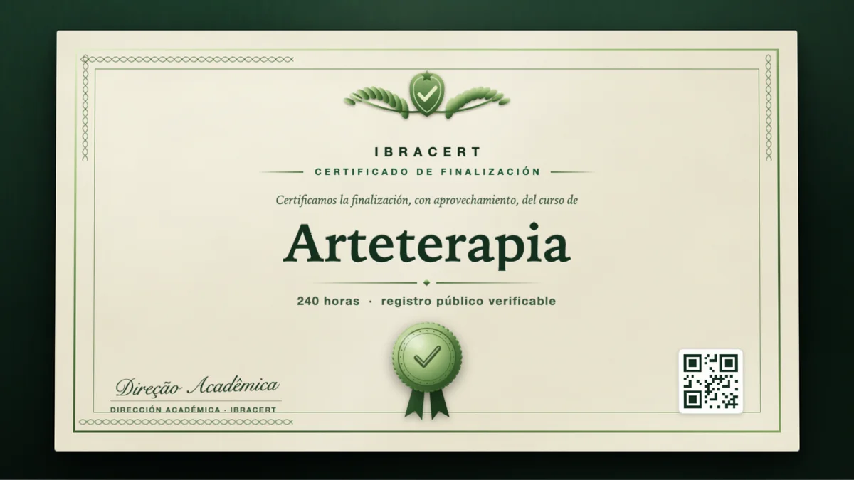 Portada del curso Arteterapia