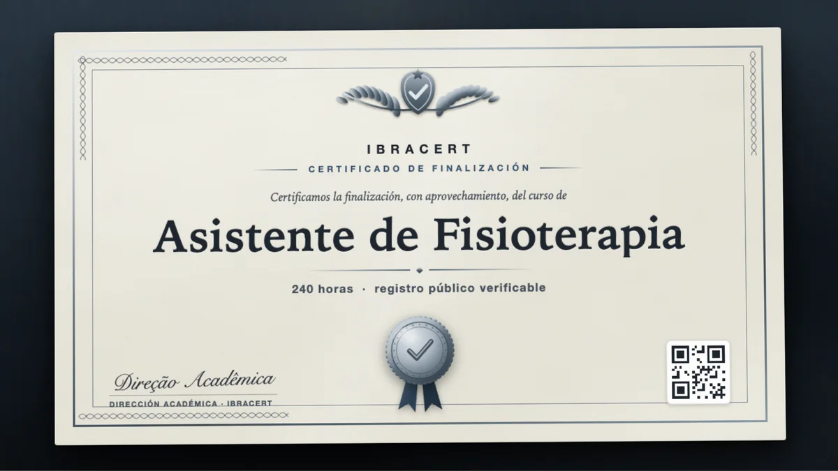 Portada del curso Asistente de Fisioterapia