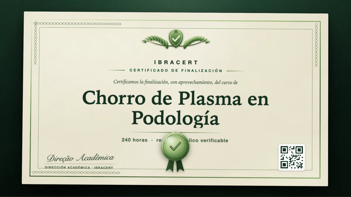 Portada del curso Chorro de Plasma en Podología