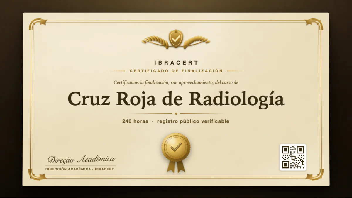 Portada del curso Cruz Roja de Radiología