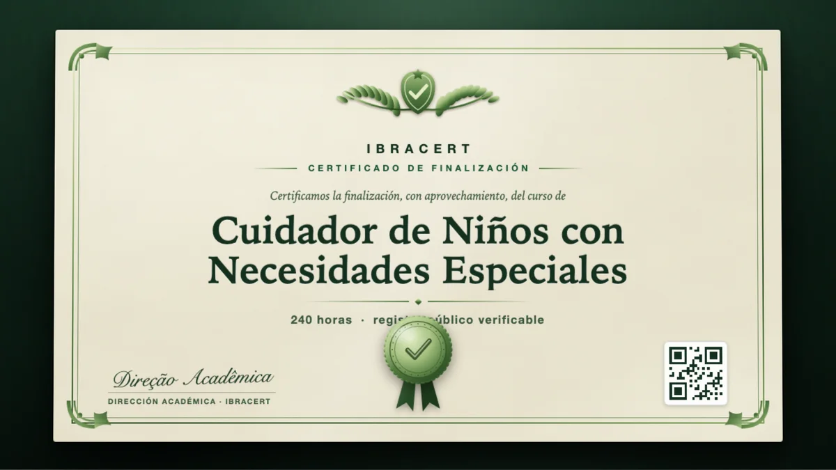 Portada del curso Cuidador de Niños con Necesidades Especiales