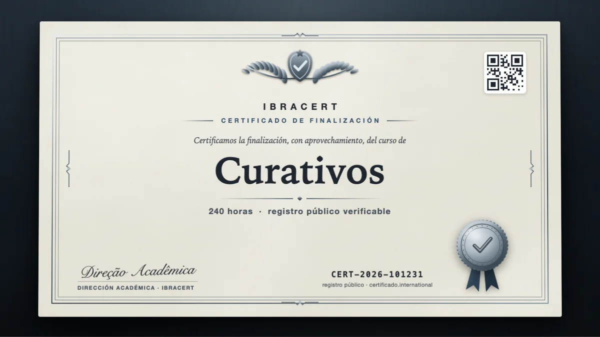 Portada del curso Curativos