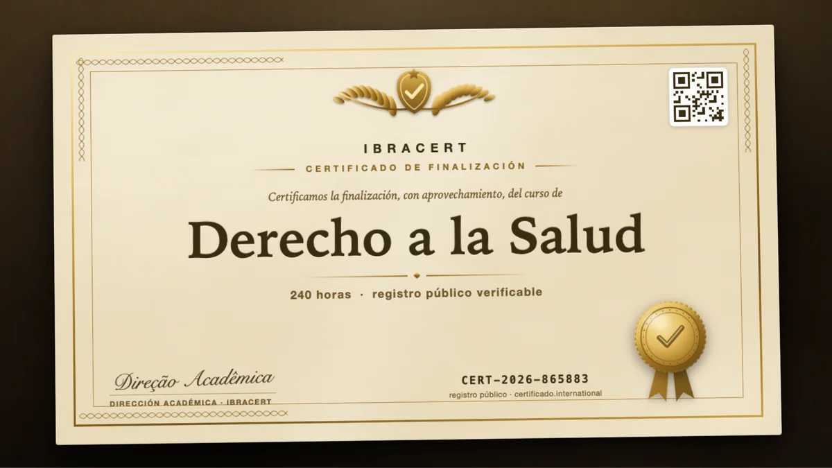 Portada del curso Derecho a la Salud