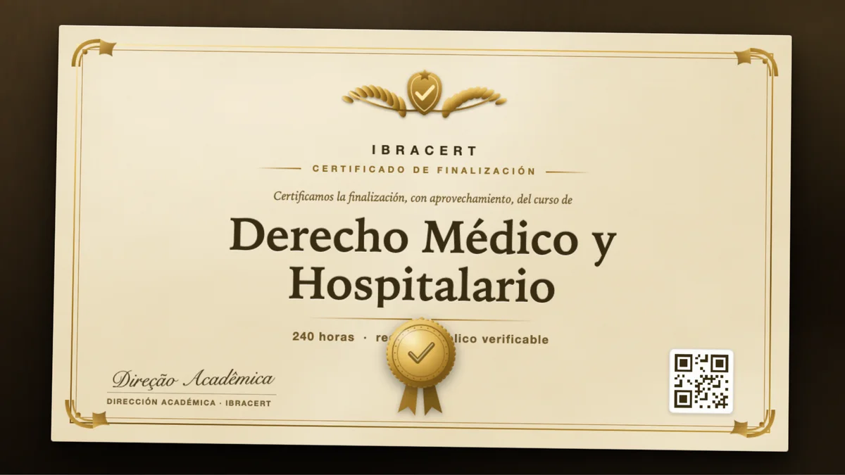 Portada del curso Derecho Médico y Hospitalario