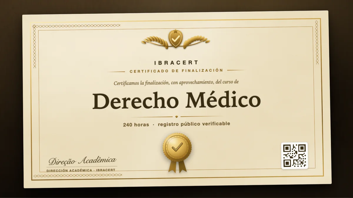 Portada del curso Derecho Médico