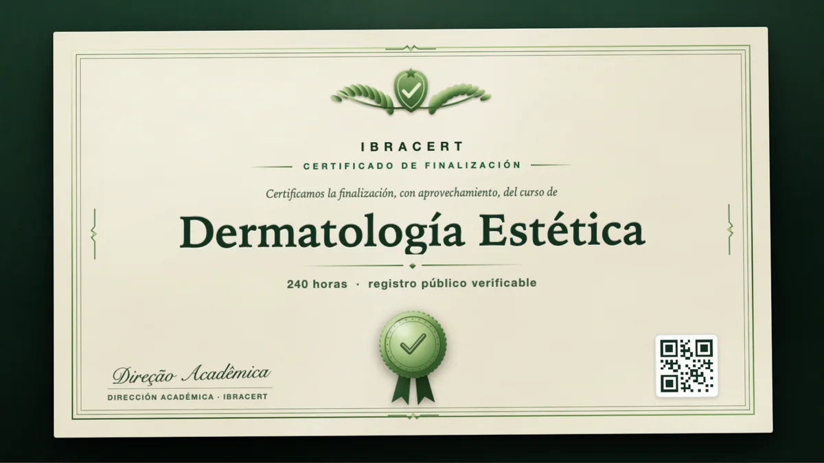 Portada del curso Dermatología Estética