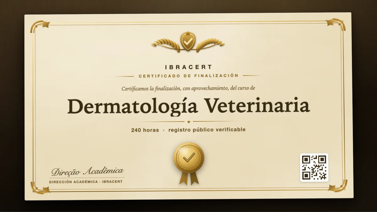 Portada del curso Dermatología Veterinaria