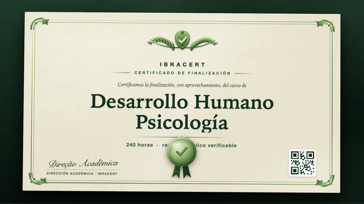 Portada del curso Desarrollo Humano Psicología