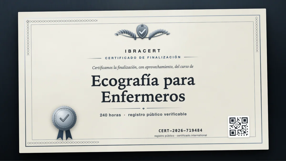 Portada del curso Ecografía para Enfermeros