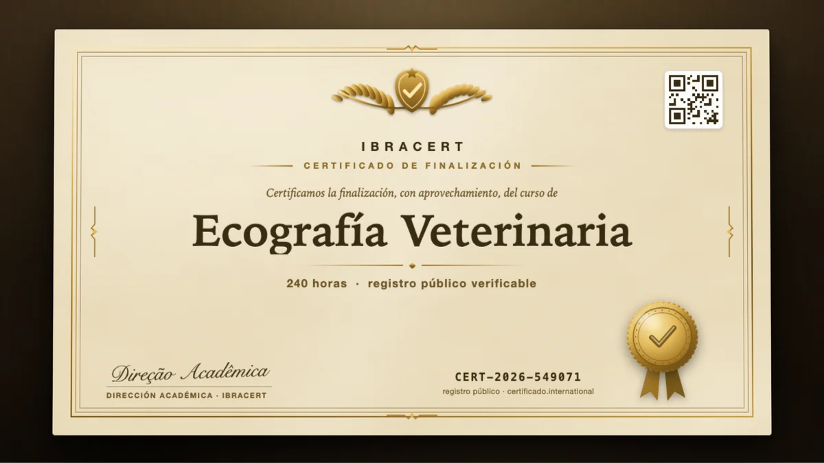 Portada del curso Ecografía Veterinaria
