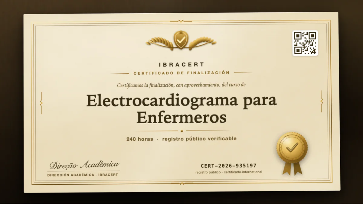 Portada del curso Electrocardiograma para Enfermeros