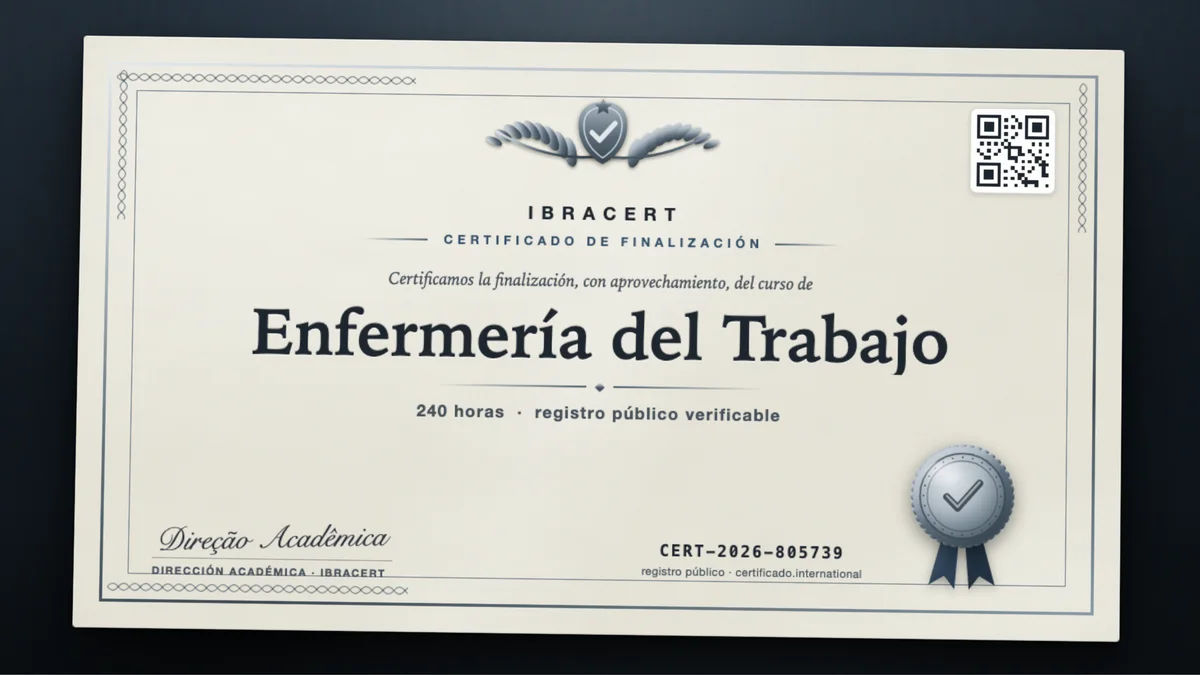 Portada del curso Enfermería del Trabajo