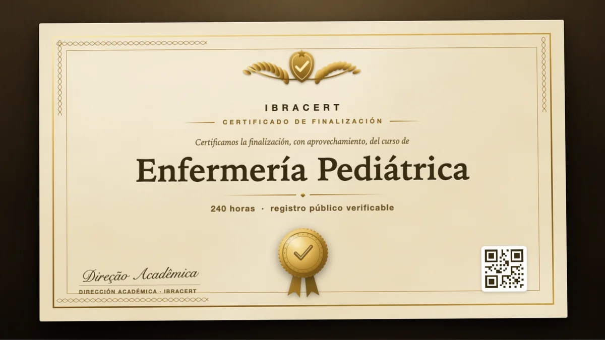 Portada del curso Enfermería Pediátrica