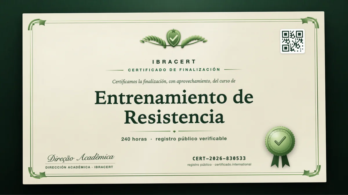 Portada del curso Entrenamiento de Resistencia