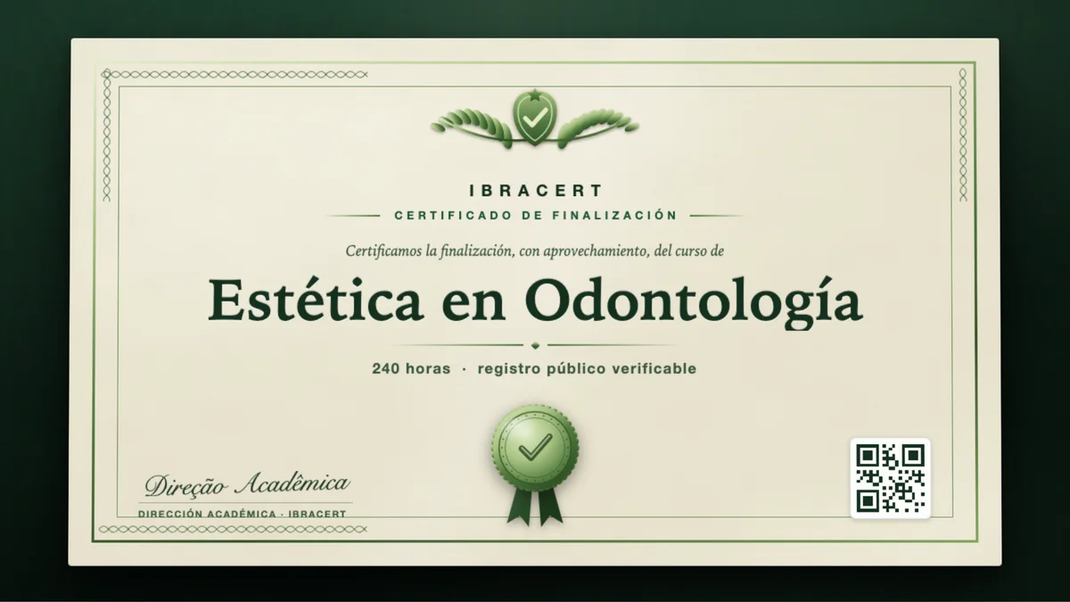 Portada del curso Estética en Odontología