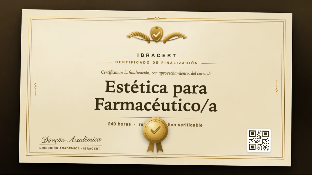 Portada del curso Estética para Farmacéutico/a