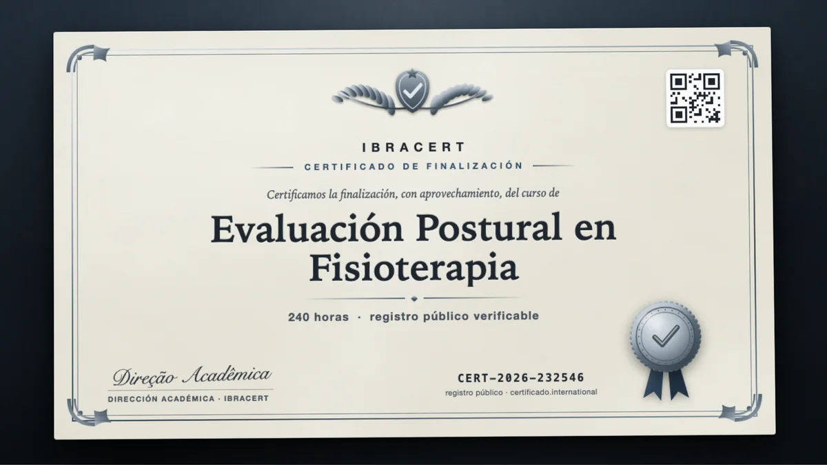 Portada del curso Evaluación Postural en Fisioterapia