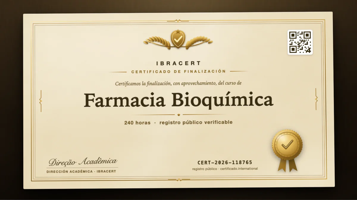 Portada del curso Farmacia Bioquímica