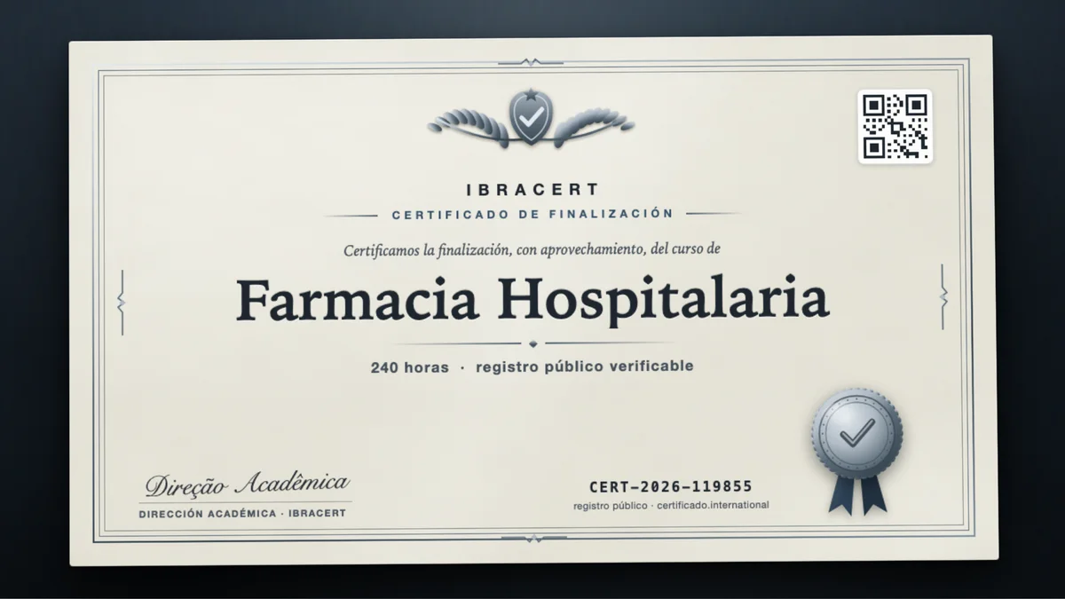 Portada del curso Farmacia Hospitalaria