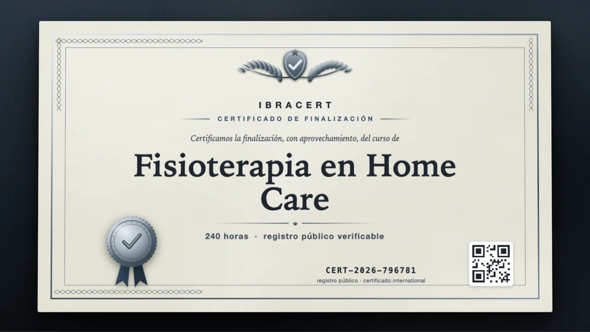 Portada del curso Fisioterapia en Home Care