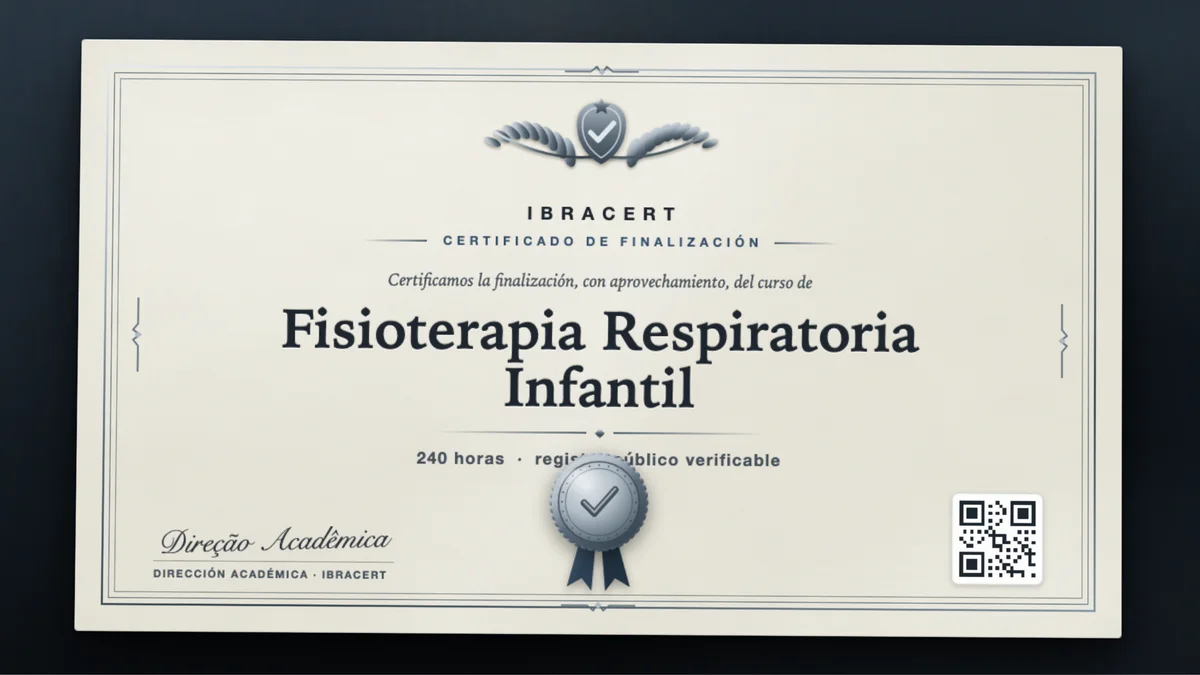 Portada del curso Fisioterapia Respiratoria Infantil