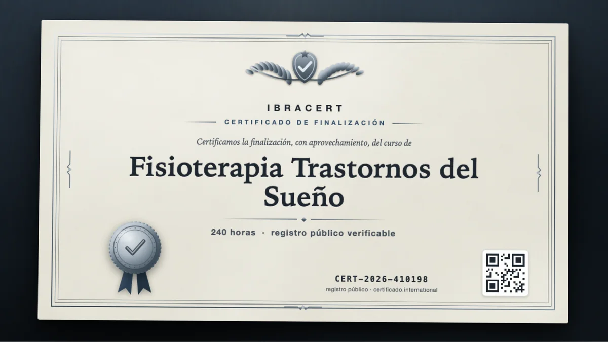Portada del curso Fisioterapia Trastornos del Sueño