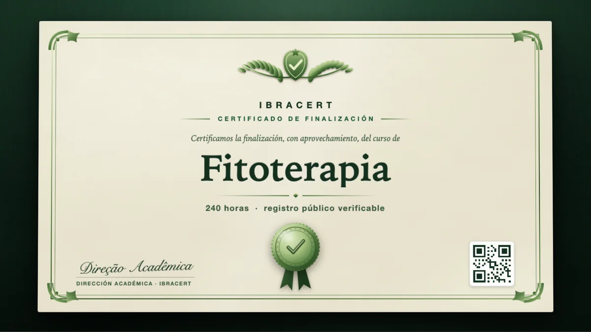 Portada del curso Fitoterapia