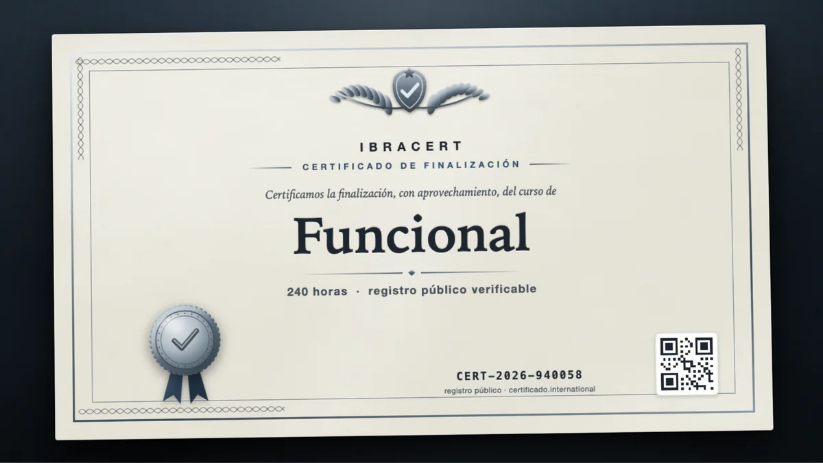 Portada del curso Funcional