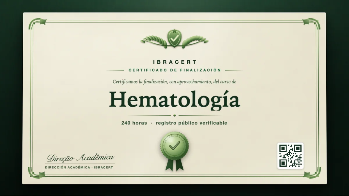 Portada del curso Hematología
